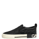 Dolce & Gabbana Μαύρα Παπούτσια Sneakers Χαμηλά με Καπιτονέ Επένδυση Χωρίς Κορδόνια
