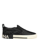 Dolce & Gabbana Μαύρα Παπούτσια Sneakers Χαμηλά με Καπιτονέ Επένδυση Χωρίς Κορδόνια