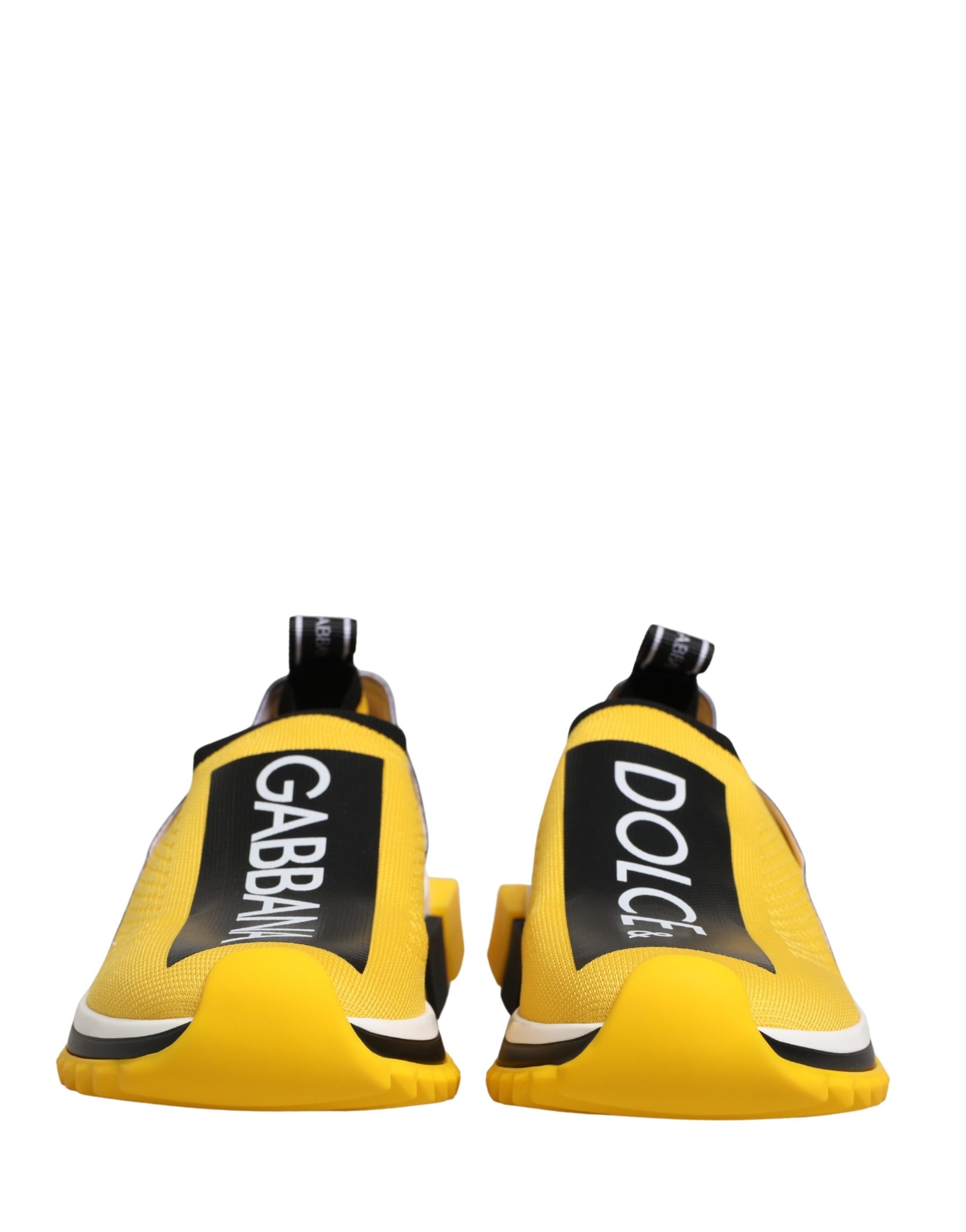 Dolce & Gabbana Yellow Sorrento SlipOn Low Top Sneakers Shoes