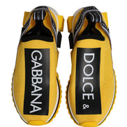 Dolce & Gabbana Yellow Sorrento SlipOn Low Top Sneakers Shoes
