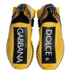 Dolce & Gabbana Yellow Sorrento SlipOn Low Top Sneakers Shoes