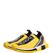 Dolce & Gabbana Yellow Sorrento SlipOn Low Top Sneakers Shoes