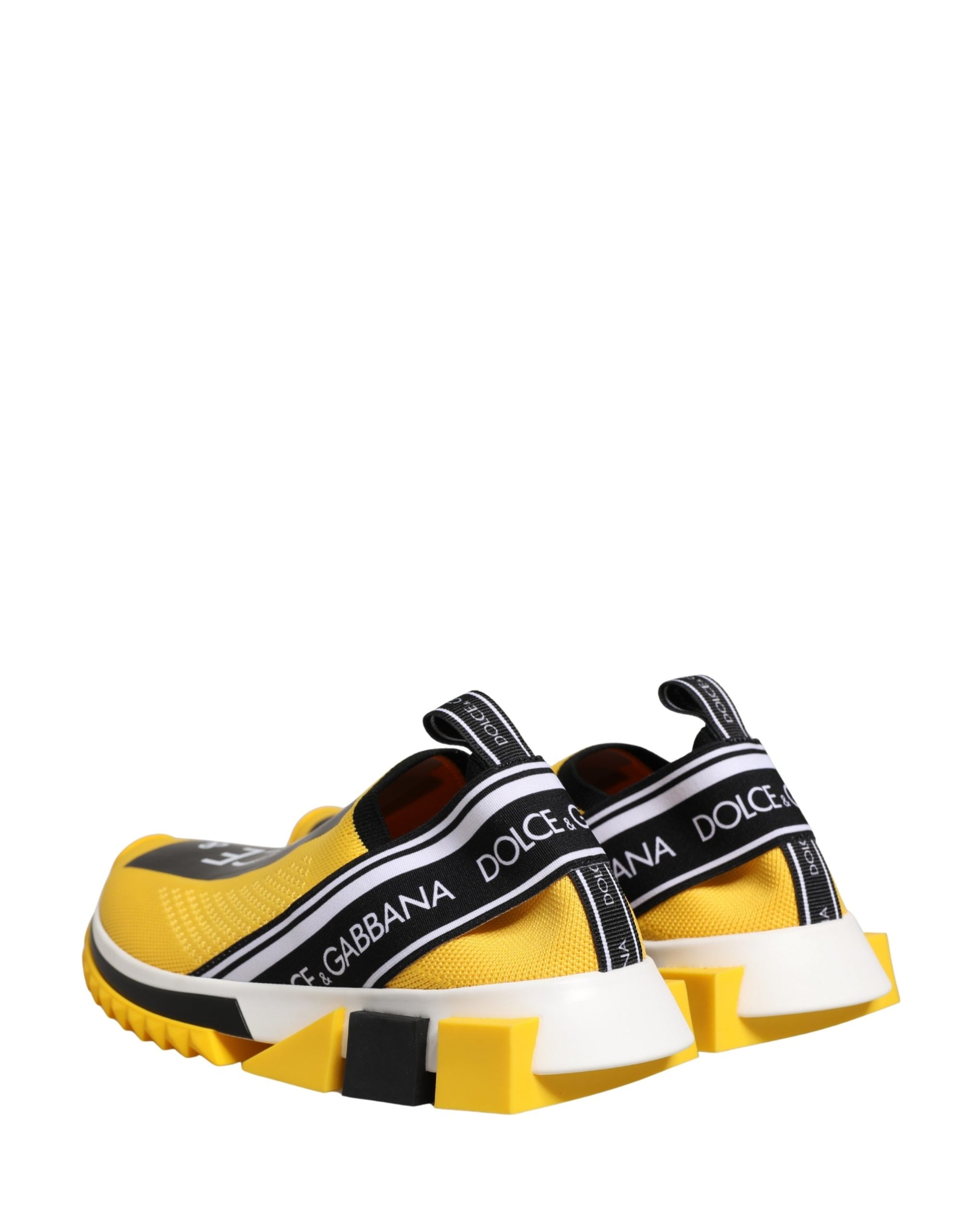 Dolce & Gabbana Yellow Sorrento SlipOn Low Top Sneakers Shoes