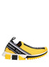 Dolce & Gabbana Yellow Sorrento SlipOn Low Top Sneakers Shoes