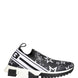 Dolce & Gabbana Black Stars Logo SORRENTO Sneakers Shoes