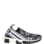 Dolce & Gabbana Black Stars Logo SORRENTO Sneakers Shoes