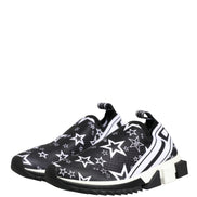 Dolce & Gabbana Black Stars Logo SORRENTO Sneakers Shoes