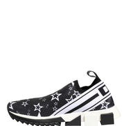 Dolce & Gabbana Black Stars Logo SORRENTO Sneakers Shoes