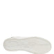 Dolce & Gabbana White Black Portofino Leather Sneakers Shoes