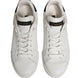 Dolce & Gabbana White Black Portofino Leather Sneakers Shoes