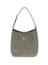Saint Laurent Gray Calf Leather Bos Taurus Shoulder Bag