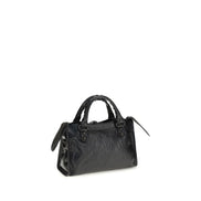 Balenciaga Μαύρη Τσάντα Ώμου από Δέρμα Αρνιού  