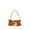 Balmain Beige Calf Leather Bos Taurus Shoulder Bag