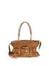 Balmain Brown Calf Leather Bos Taurus Handbag
