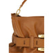 Balmain Brown Calf Leather Bos Taurus Shoulder Bag