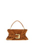 Balmain Brown Calf Leather Bos Taurus Handbag