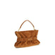 Balmain Brown Calf Leather Bos Taurus Handbag
