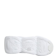 Dolce & Gabbana White Slip On Wave Low Top Sneakers Shoes