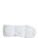 Dolce & Gabbana White Slip On Wave Low Top Sneakers Shoes