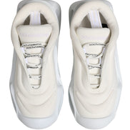 Dolce & Gabbana White Slip On Wave Low Top Sneakers Shoes