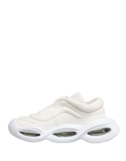Dolce & Gabbana White Slip On Wave Low Top Sneakers Shoes