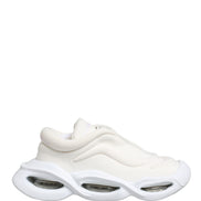 Dolce & Gabbana White Slip On Wave Low Top Sneakers Shoes