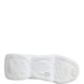 Dolce & Gabbana White Slip On Wave LowTop Sneakers Shoes
