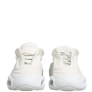 Dolce & Gabbana White Slip On Wave LowTop Sneakers Shoes