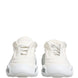 Dolce & Gabbana White Slip On Wave LowTop Sneakers Shoes