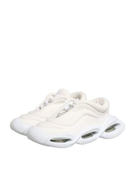 Dolce & Gabbana White Slip On Wave LowTop Sneakers Shoes
