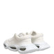 Dolce & Gabbana White Slip On Wave LowTop Sneakers Shoes