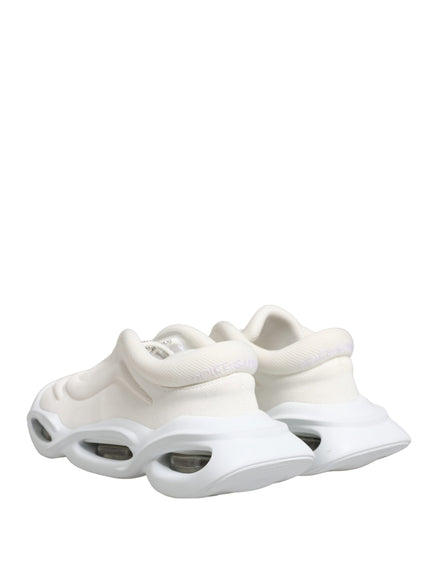Dolce & Gabbana White Slip On Wave LowTop Sneakers Shoes