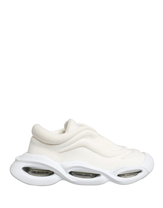 Λευκά χαμηλά slip-on sneakers Dolce & Gabbana Wave