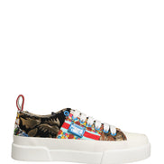 Dolce & Gabbana Πολύχρωμα Χαμηλά Παπούτσια Sneakers με Patchwork