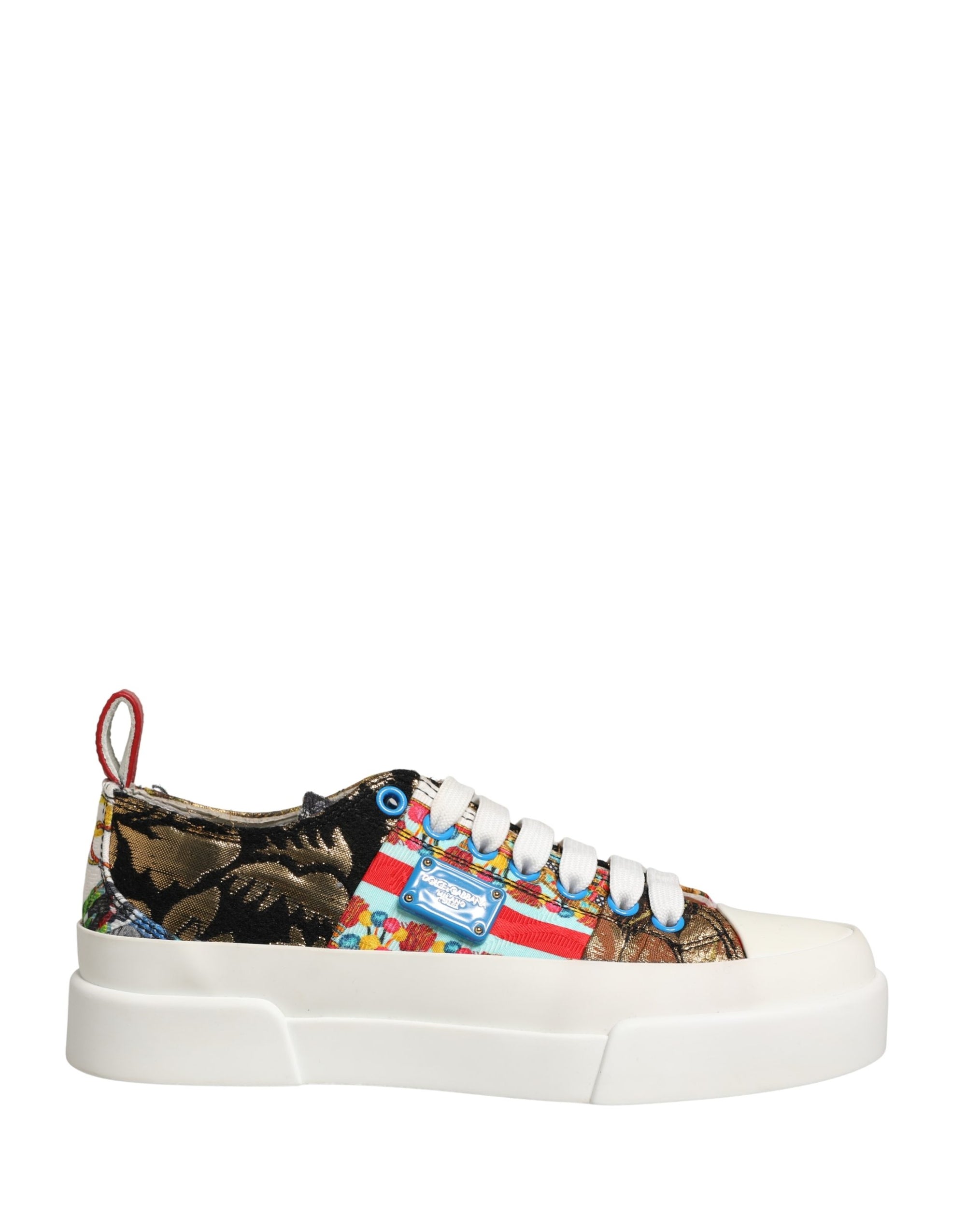 Dolce & Gabbana Πολύχρωμα Χαμηλά Παπούτσια Sneakers με Patchwork
