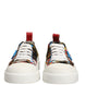 Dolce & Gabbana Multicolor Patchwork Low Top Sneakers Shoes