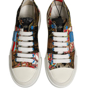 Dolce & Gabbana Πολύχρωμα Χαμηλά Παπούτσια Sneakers με Patchwork