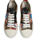 Dolce & Gabbana Multicolor Patchwork Low Top Sneakers Shoes