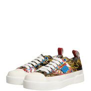 Dolce & Gabbana Πολύχρωμα Χαμηλά Παπούτσια Sneakers με Patchwork