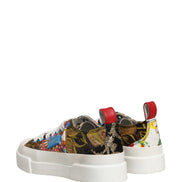 Dolce & Gabbana Πολύχρωμα Χαμηλά Παπούτσια Sneakers με Patchwork