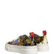 Dolce & Gabbana Multicolor Patchwork Low Top Sneakers Shoes