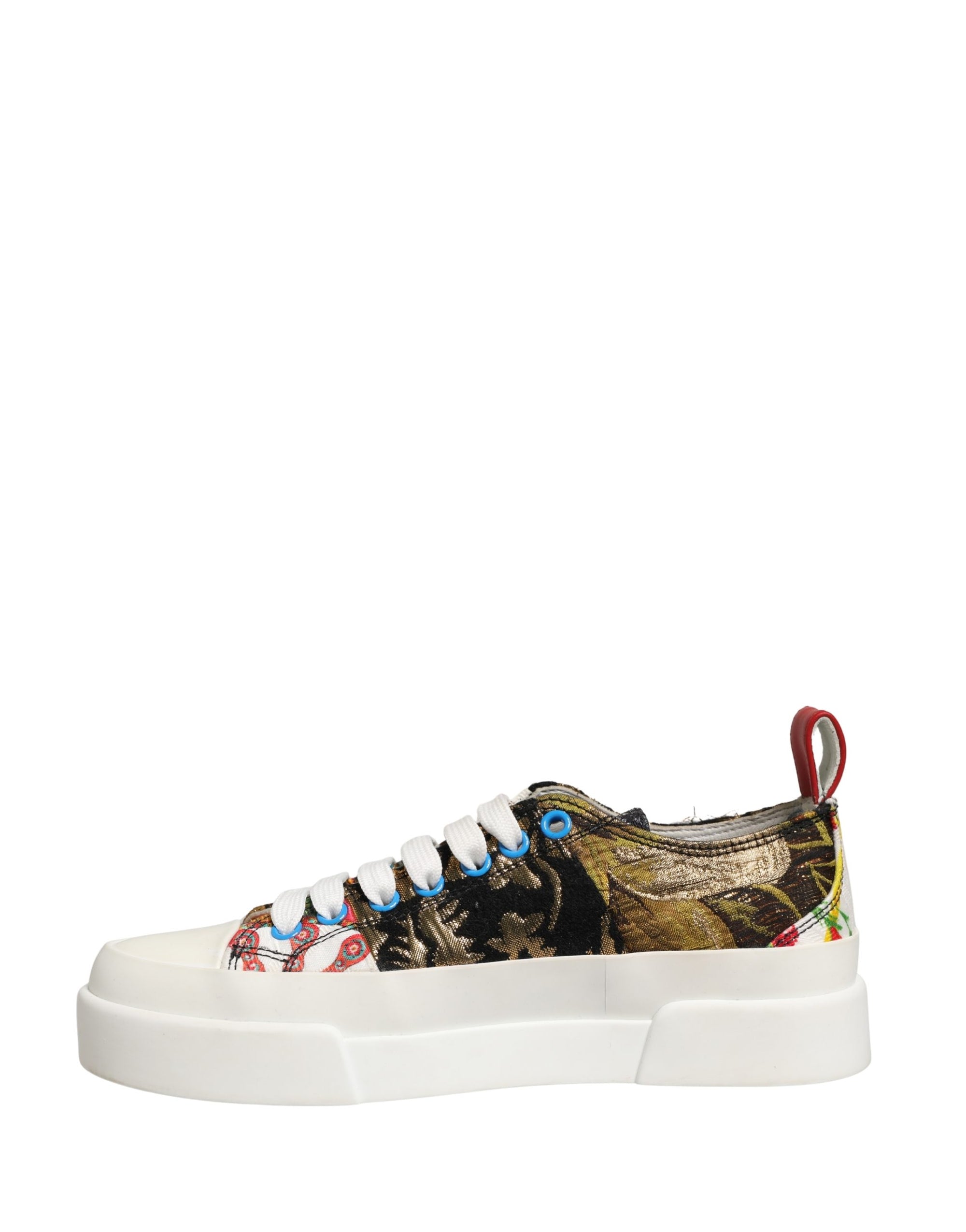Dolce & Gabbana Πολύχρωμα Χαμηλά Παπούτσια Sneakers με Patchwork