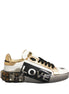Dolce & Gabbana Multicolor Crystal StuddedLOVE Sneakers Shoes