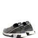 Dolce & Gabbana Silver Crystal Logo Slip On Sorrento Sneakers Shoes