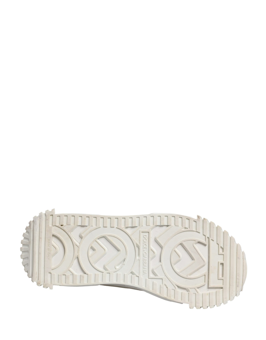 Dolce & Gabbana White NS1 Lace Up Low Top Sneakers Shoes