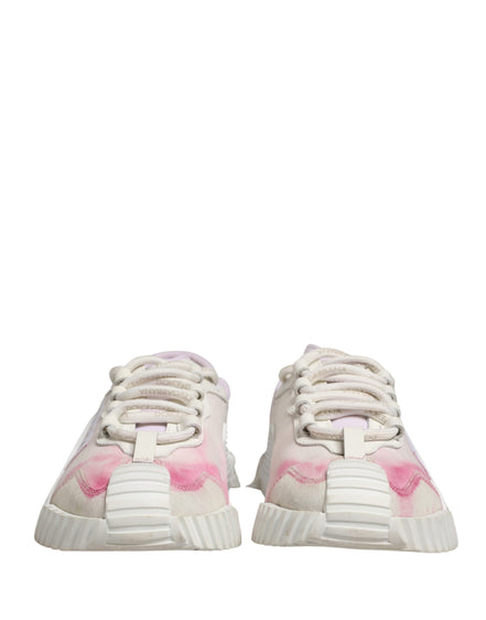 Dolce & Gabbana White NS1 Lace Up Low Top Sneakers Shoes