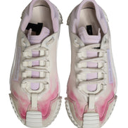 Dolce & Gabbana White NS1 Lace Up Low Top Sneakers Shoes