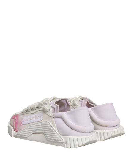 Dolce & Gabbana White NS1 Lace Up Low Top Sneakers Shoes