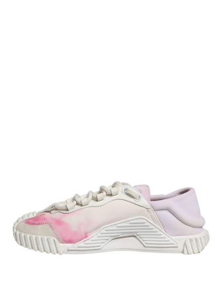 Dolce & Gabbana White NS1 Lace Up Low Top Sneakers Shoes