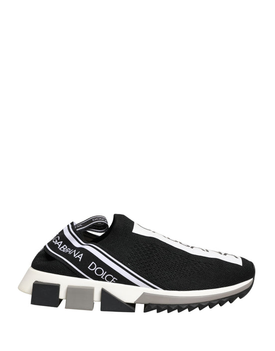 Dolce & Gabbana Μαύρα Sneakers Παπούτσια Sorrento Slip On Χαμηλά